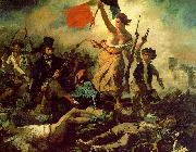Eugene Delacroix Liberty Leading the People USA oil painting artist